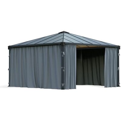 Palram Canopia Palermo 4300 Juego de cortinas para pérgola - Gris Palram Canopia Palermo 4300 Juego de cortinas para pérgola - Gris