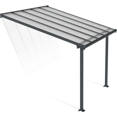 Palram Canopia Olympia Grey Patio Cover - 10x10, 3x3m, Modern Shelter Palram Canopia Olympia Grey Patio Cover - 10x10, 3x3m, Modern Shelter