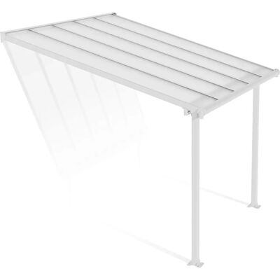 Canopia Olympia 10x10 White Patio Cover with Clear Panels Canopia Olympia 10x10 White Patio Cover with Clear Panels
