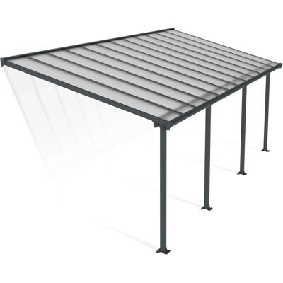 Palram-Canopia Olympia Grå Terrasseoverbygg 3X7.30 Palram-Canopia Olympia Grå Terrasseoverbygg 3X7.30