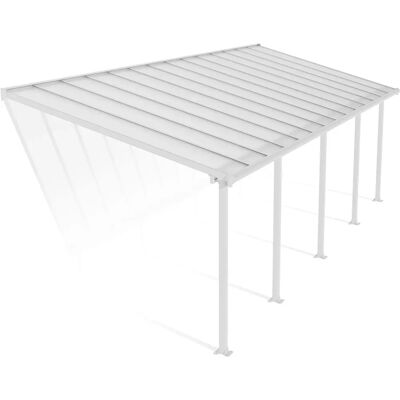 Palram - Canopia Olympia Patio Cover 3X8.10 White Clear Palram - Canopia Olympia Patio Cover 3X8.10 White Clear