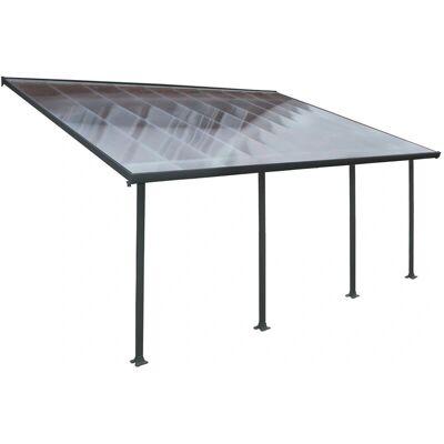 Canopia Feria Grey Patio Cover - UV Protected Polycarbonate 4x6m Canopia Feria Grey Patio Cover - UV Protected Polycarbonate 4x6m
