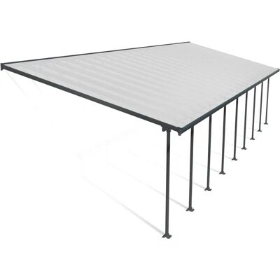 Canopia Feria 1276 x 380 cm Antracit - Terrasseoverdækning Canopia Feria 1276 x 380 cm Antracit - Terrasseoverdækning