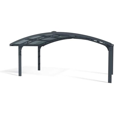 Carport doble de metal gris Arizona Wave Palram-Canopia Carport doble de metal gris Arizona Wave Palram-Canopia