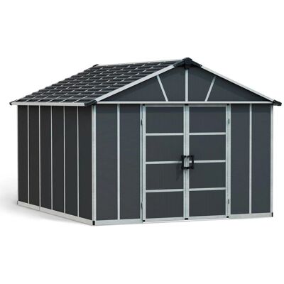 Palram Yukon Shed 393 x 332 cm (705159) - Publicité Palram Yukon Shed 393 x 332 cm (705159) - Publicité