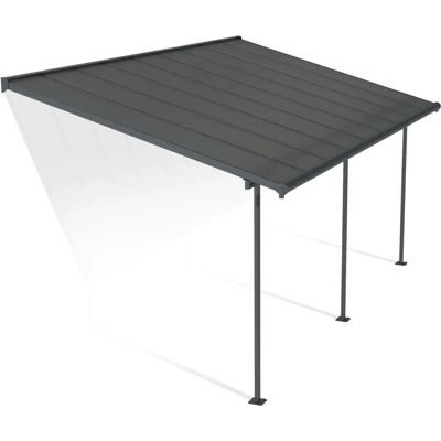 Pérgola Capri de Aluminio Gris - Cubierta de Patio - 555x295cm - Canopia Palram Pérgola Capri de Aluminio Gris - Cubierta de Patio - 555x295cm - Canopia Palram