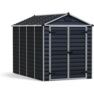 PALRAM - CANOPIA Caseta de Jardín Skylight - Policarbonato, Aluminio, Gris - Almacenamiento Exterior PALRAM - CANOPIA Caseta de Jardín Skylight - Policarbonato, Aluminio, Gris - Almacenamiento Exterior