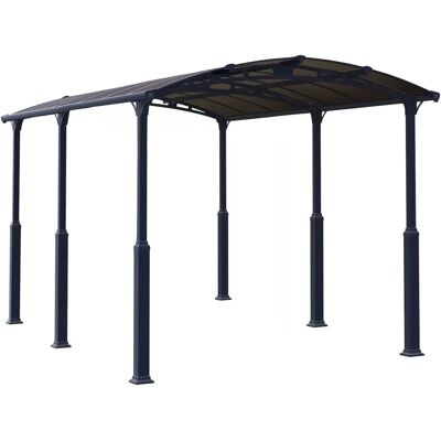 Carport in Metallo Grigio Palram-Canopia Alpine 5000 - Protezione dagli agenti atmosferici Carport in Metallo Grigio Palram-Canopia Alpine 5000 - Protezione dagli agenti atmosferici