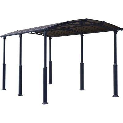 Tettoia Palram-Canopia Arcadia Alpine 6400 - Grigia - Protezione dagli agenti atmosferici, con UV, resistente alla ruggine Tettoia Palram-Canopia Arcadia Alpine 6400 - Grigia - Protezione dagli agenti atmosferici, con UV, resistente alla ruggine