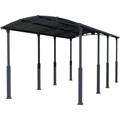 Palram Canopia Arcadia Alpine 8500 Carport de Metal Gris - Protección contra la Intemperie para Vehículos Grandes Palram Canopia Arcadia Alpine 8500 Carport de Metal Gris - Protección contra la Intemperie para Vehículos Grandes
