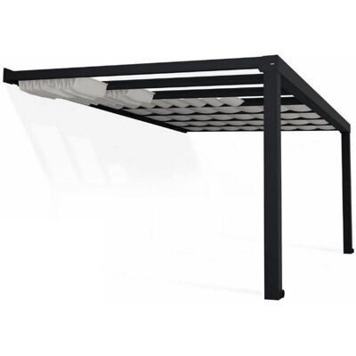 PALRAM - CANOPIA Stockholm Sonnensegel - Polyester, Weiß, 3.4x5.2m PALRAM - CANOPIA Stockholm Sonnensegel - Polyester, Weiß, 3.4x5.2m