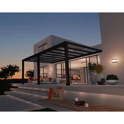 PALRAM - CANOPIA Stockholm Pergola - 3,4x6,6 m Grau Polycarbonat PALRAM - CANOPIA Stockholm Pergola - 3,4x6,6 m Grau Polycarbonat