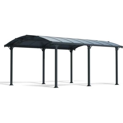 Palram-Canopia Tucson 5000 Hagenpaviljong - Grå - Værbestandig, 3.6m x 5m Palram-Canopia Tucson 5000 Hagenpaviljong - Grå - Værbestandig, 3.6m x 5m