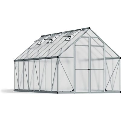 Palram-Canopia Essence Gewächshaus 8x16 Aluminium Palram-Canopia Essence Gewächshaus 8x16 Aluminium