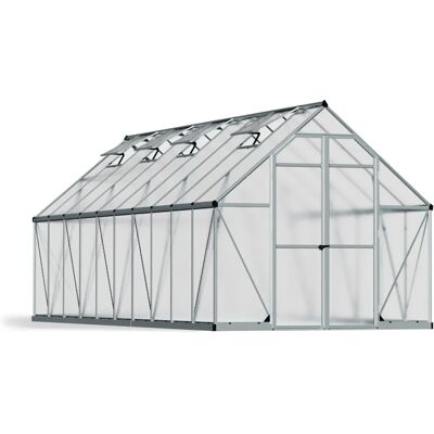 Palram-Canopia Essence Drivhus Aluminium 8x20 Palram-Canopia Essence Drivhus Aluminium 8x20
