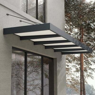 Canopia Sophia XL Gris - Techo de puerta Opal Blanco Canopia Sophia XL Gris - Techo de puerta Opal Blanco