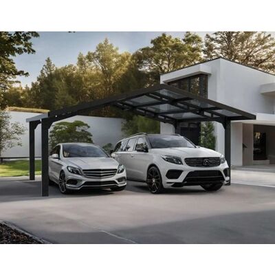 Canopia Carport - Double Aluminum Polycarbonate 33.5m² - Carport Canopia Carport - Double Aluminum Polycarbonate 33.5m² - Carport