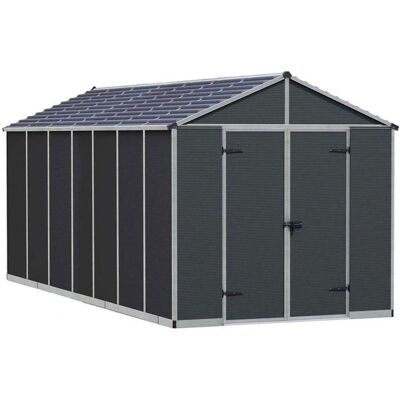 Cobertizo de jardín de aluminio Canopia Rubicon - Almacenamiento exterior 12m² Cobertizo de jardín de aluminio Canopia Rubicon - Almacenamiento exterior 12m²