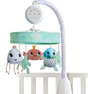 Mobile musical Tiny Love - Trésor de l'Océan - Peluches doux et lumières - 15 mélodies - Minuterie sommeil Mobile musical Tiny Love - Trésor de l'Océan - Peluches doux et lumières - 15 mélodies - Minuterie sommeil