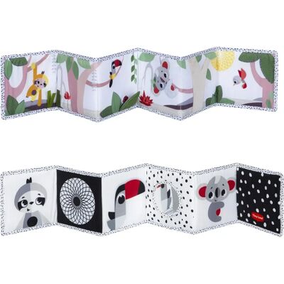 Livre bébé Tiny Love - Double face, 7 activités, soutient les sens - Livre froissé pour bébé Livre bébé Tiny Love - Double face, 7 activités, soutient les sens - Livre froissé pour bébé