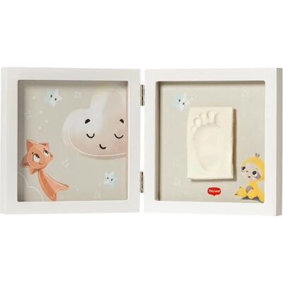 Tiny Love Tiny Creations Cadre Blanc - Souvenir avec Empreinte et Photo Tiny Love Tiny Creations Cadre Blanc - Souvenir avec Empreinte et Photo