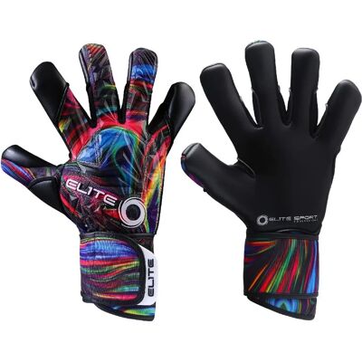 ELITE SPORT Rainbow Goalkeeper Gloves - Black ELITE SPORT Rainbow Goalkeeper Gloves - Black