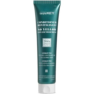 Après-shampoing No-yellow de Saryna Key - Neutralise les Tons Jaunes, 180ml - Publicité Après-shampoing No-yellow de Saryna Key - Neutralise les Tons Jaunes, 180ml - Publicité