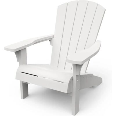 Chaise de jardin blanche Keter Troy - Publicité Chaise de jardin blanche Keter Troy - Publicité