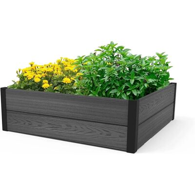 Keter zvýšený záhon - Šedý 106X32cm Keter zvýšený záhon - Šedý 106X32cm