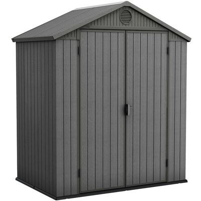 Keter Gartenschuppen Darwin 6x4 - Grau - Robuster Außenlager Keter Gartenschuppen Darwin 6x4 - Grau - Robuster Außenlager