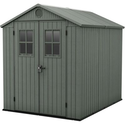 Keter Darwin 6x8 Casetta da giardino verde - Capanna da giardino Keter Darwin 6x8 Casetta da giardino verde - Capanna da giardino