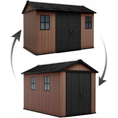 Abri de jardin KETER Newton 2.0 - Double paroi, résine UV, ventilation - Publicité Abri de jardin KETER Newton 2.0 - Double paroi, résine UV, ventilation - Publicité