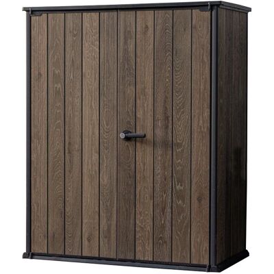 Abri de jardin Keter Walnut Alto - Imperméable, Avec serrure, 2 étagères - Rangement extérieur - Publicité Abri de jardin Keter Walnut Alto - Imperméable, Avec serrure, 2 étagères - Rangement extérieur - Publicité