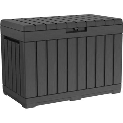 Keter Kentwood Kerti - 190L, Fa design, Tartós gyanta Keter Kentwood Kerti - 190L, Fa design, Tartós gyanta