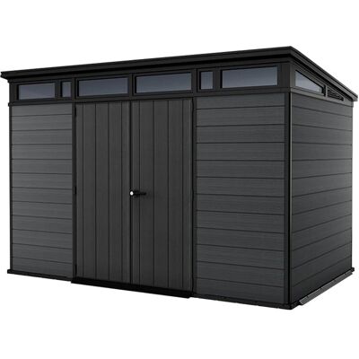Keter CORTINA Abri de jardin - Moderne, durable, 11x7, Gris - Publicité Keter CORTINA Abri de jardin - Moderne, durable, 11x7, Gris - Publicité