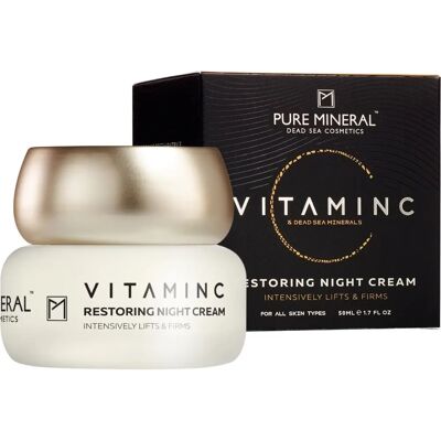 Pure Nachtcrème met vitamine C - Verjongt & Verstevigt de huid Pure Nachtcrème met vitamine C - Verjongt & Verstevigt de huid