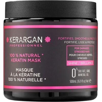 Kerargan Keratin-Haarmaske - Hydratisiert & Stärkt - Trocken & Beschädigt - 500ml Kerargan Keratin-Haarmaske - Hydratisiert & Stärkt - Trocken & Beschädigt - 500ml