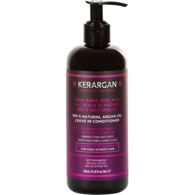Kerargan - Odżywka bez spłukiwania z olejem arganowym - Odżywia i nawilża kręcone włosy - 350 ml Kerargan - Odżywka bez spłukiwania z olejem arganowym - Odżywia i nawilża kręcone włosy - 350 ml