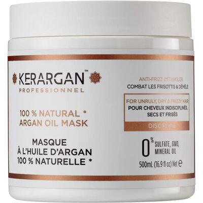 Kerargan Maschera all'Olio di Argan - Nutrire e Rinforzare - 500ml Kerargan Maschera all'Olio di Argan - Nutrire e Rinforzare - 500ml