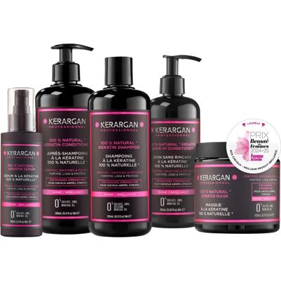 Kerargan - Set Cura Capelli con Cheratina - Idrata, Ripara, Nutre Kerargan - Set Cura Capelli con Cheratina - Idrata, Ripara, Nutre