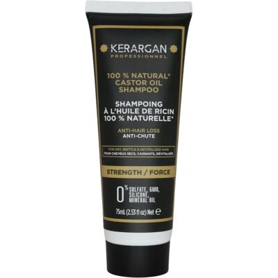 Shampoo anti-caduta all'olio di ricino Kerargan - 75 ml Shampoo anti-caduta all'olio di ricino Kerargan - 75 ml