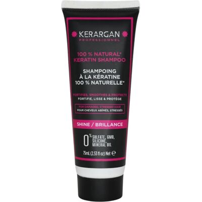 Shampoing Kerargan à la Kératine - Réparation pour Cheveux Abîmés - 75ml Shampoing Kerargan à la Kératine - Réparation pour Cheveux Abîmés - 75ml