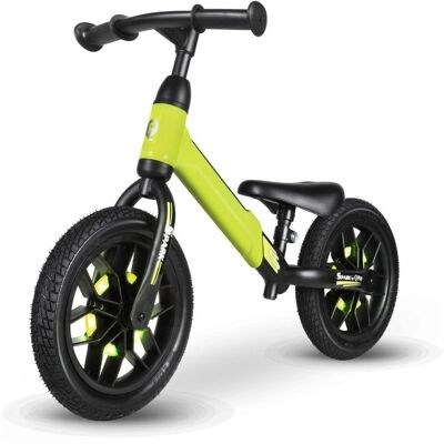 QPlay - Spark - Zielony - koła LED - rower równoważny QPlay - Spark - Zielony - koła LED - rower równoważny