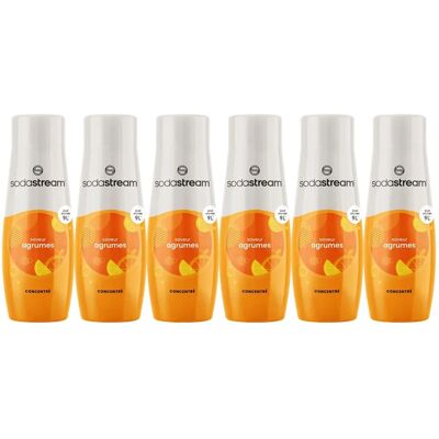Sodastream 440ml - Sabor a Cítricos - Pack de 6 Sodastream 440ml - Sabor a Cítricos - Pack de 6