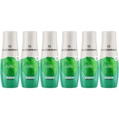 Sodastream Concentré Menthe - 440ml, 54L, Saveur Originale - Publicité Sodastream Concentré Menthe - 440ml, 54L, Saveur Originale - Publicité