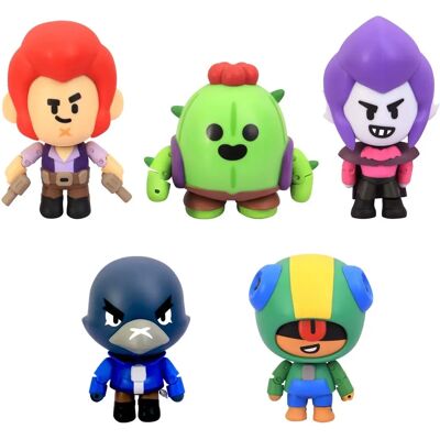 Figurines Brawl Stars - Pack de 2, 11,5cm - Publicité Figurines Brawl Stars - Pack de 2, 11,5cm - Publicité