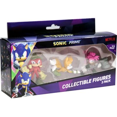 Figurines d'Action Sonic Prime Boti 3 Pack - Amy, Knuckles, Tails - Publicité Figurines d'Action Sonic Prime Boti 3 Pack - Amy, Knuckles, Tails - Publicité