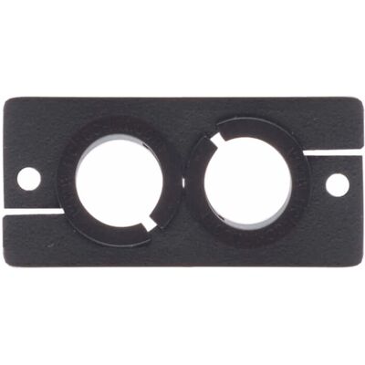 Kramer WCP-2(B) Wandplatte - Kabeldurchführung, schwarz Kramer WCP-2(B) Wandplatte - Kabeldurchführung, schwarz