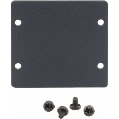 Kramer W-2BLANK Schwarze Blindplatte - Wandmontage Kramer W-2BLANK Schwarze Blindplatte - Wandmontage