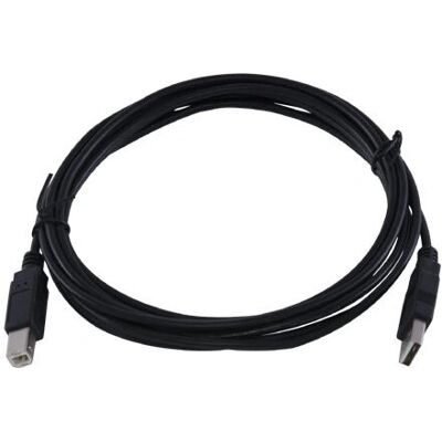 Kramer Electronics 1,8 m USB 2.0 Kabel - Schwarz - USB Typ A zu B Kramer Electronics 1,8 m USB 2.0 Kabel - Schwarz - USB Typ A zu B